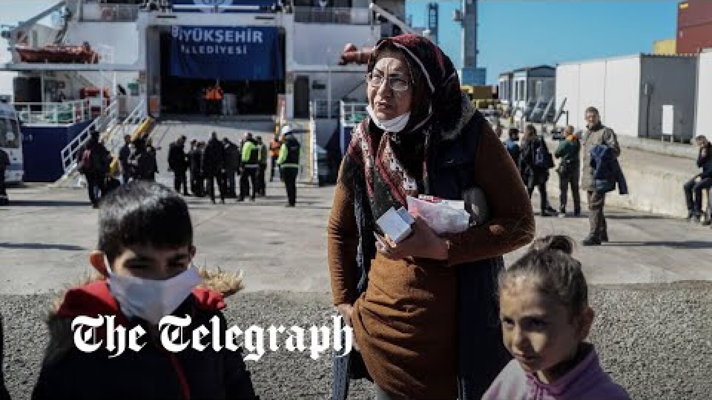 Turkey earthquake survivors displaced to ferry turned field hospital | Dispatch
