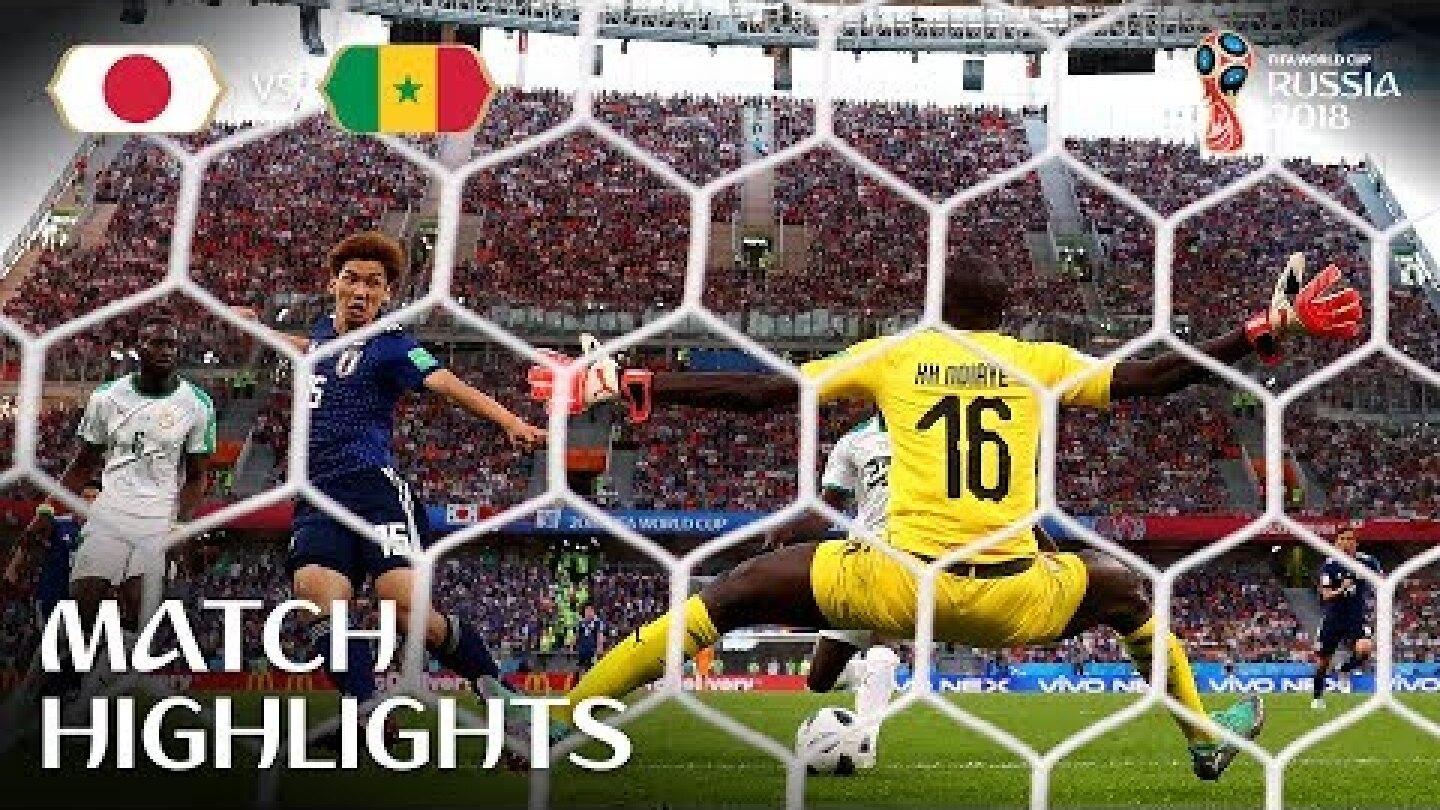 Japan v Senegal | 2018 FIFA World Cup | Match Highlights