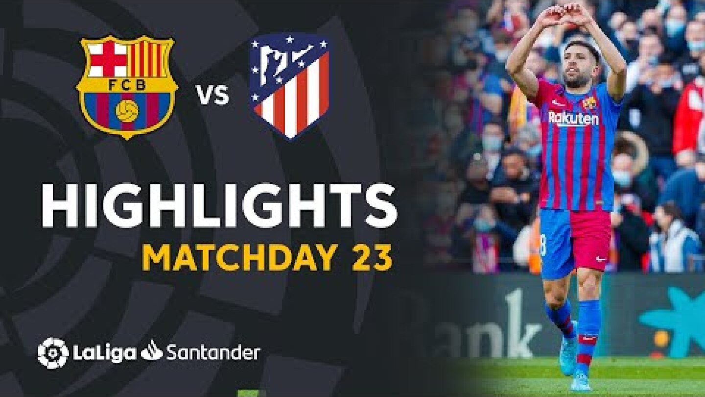 Resumen de FC Barcelona vs Atlético de Madrid (4-2)