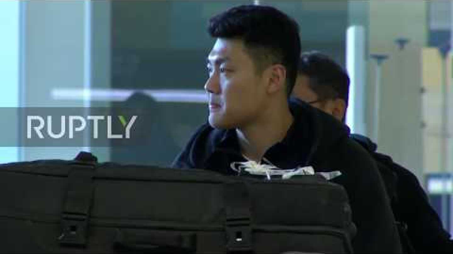 Spain: Wuhan football team lands in Malaga for pre-season