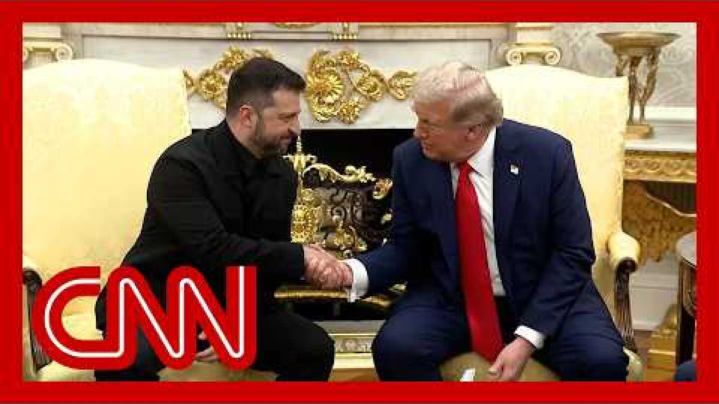 Trump holds meeting with Zelensky in the Oval Office
