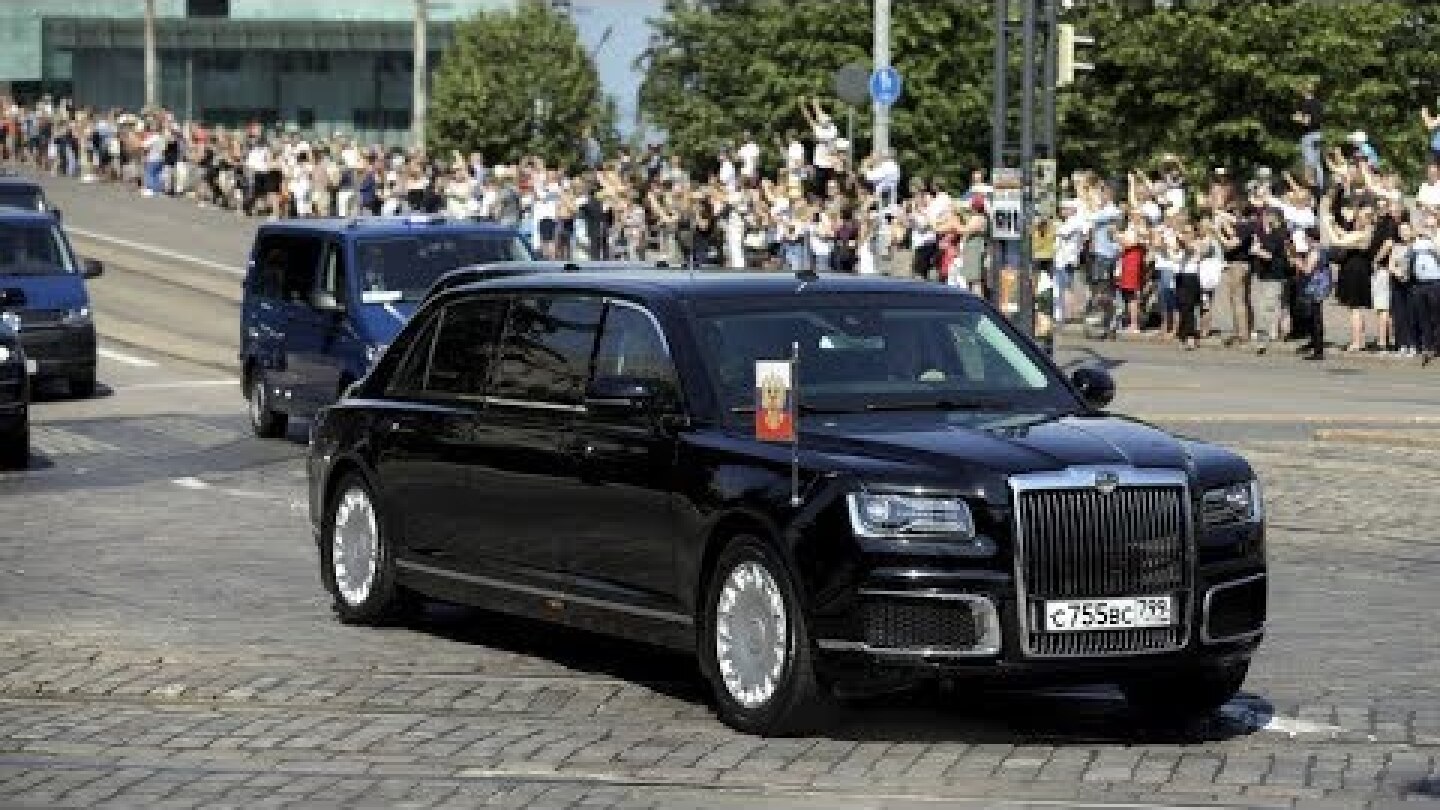 Putin's Limo: First public appearance of Aurus outside Russia
