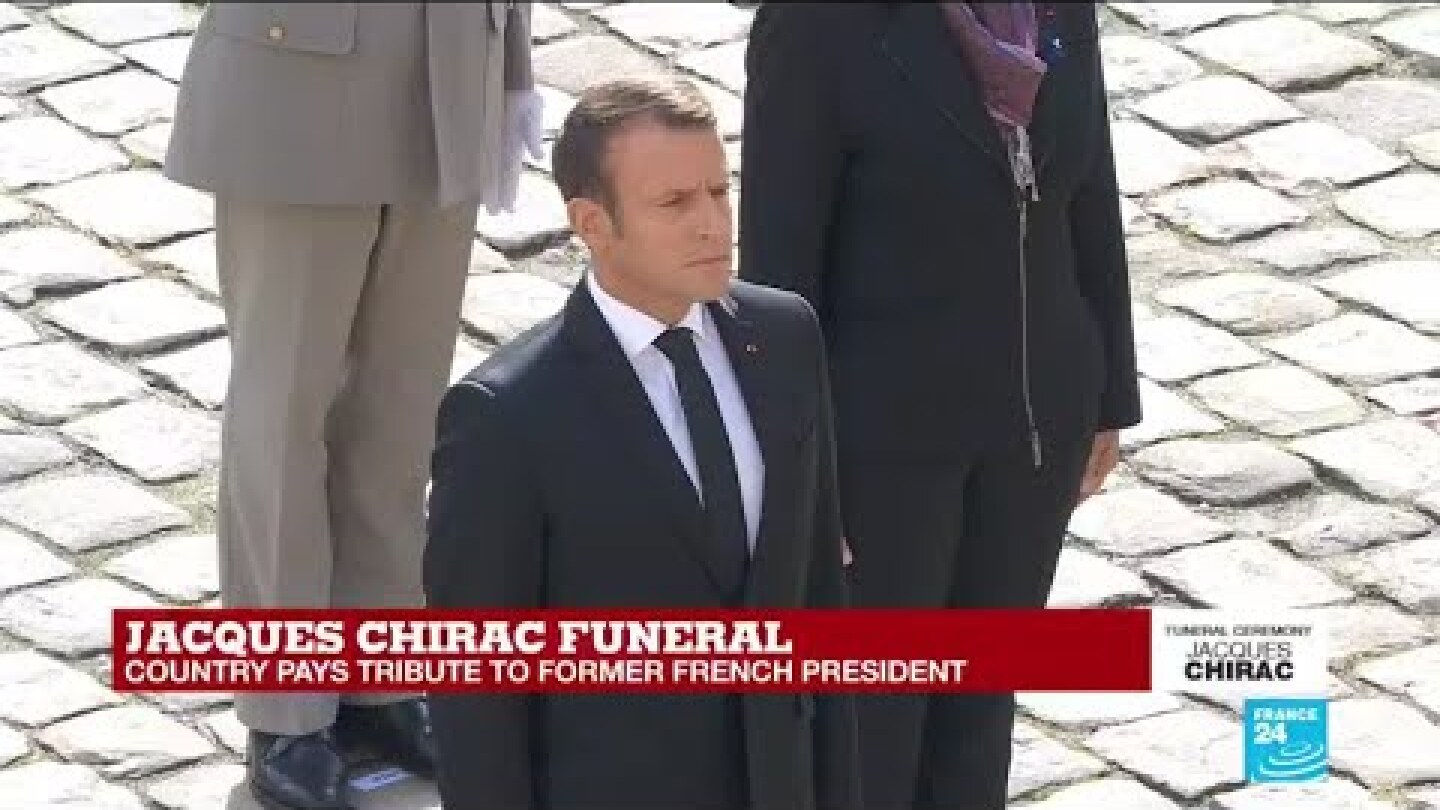 Jacques Chirac funeral: Military band plays "La Marseillaise"