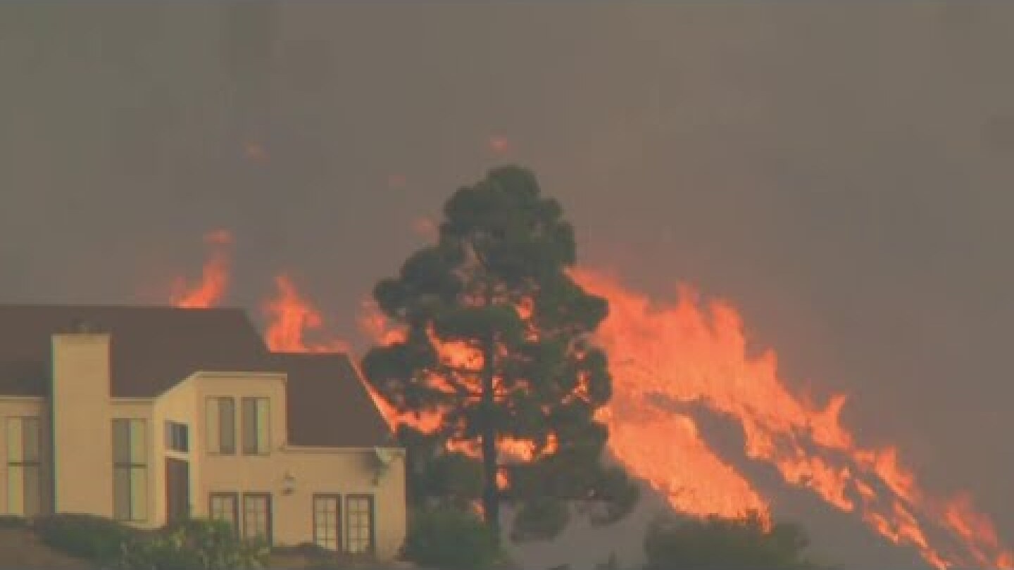 California Community Threatened By Wildfire After Mass Shooting | NBC Nightly News