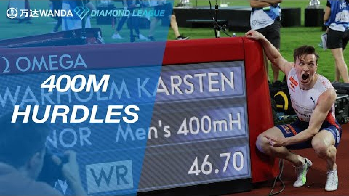 Karsten Warholm breaks world record with 46.70 in Oslo 400m hurdles - Wanda Diamond League 2021