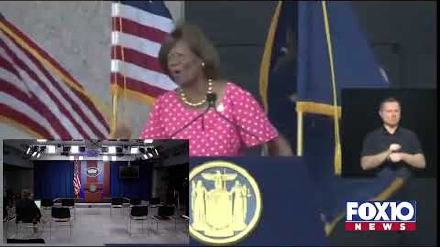 New York Governor Kathy Hochul  press briefing