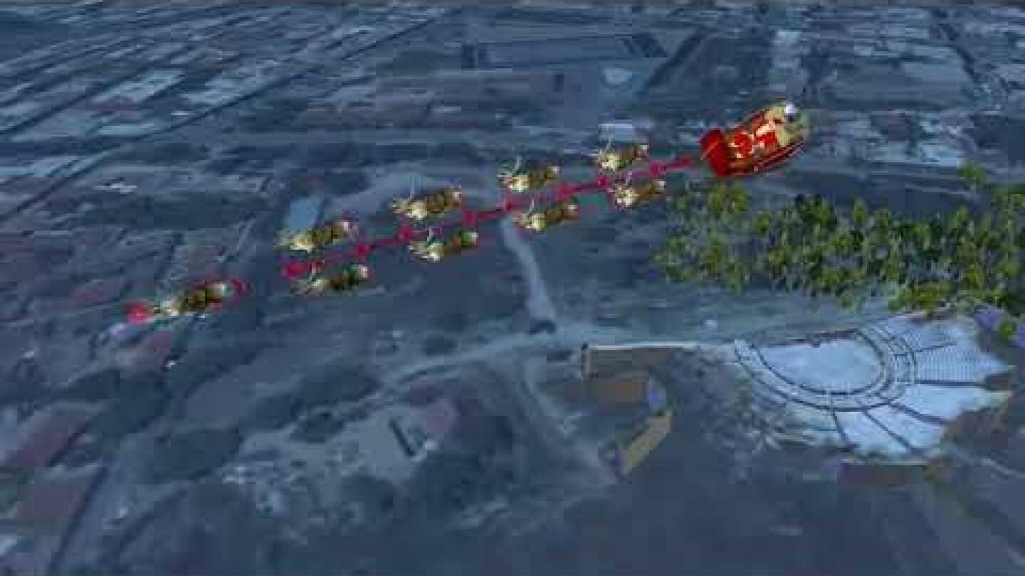 NORAD Tracks Santa 2017 - Athens, Greece