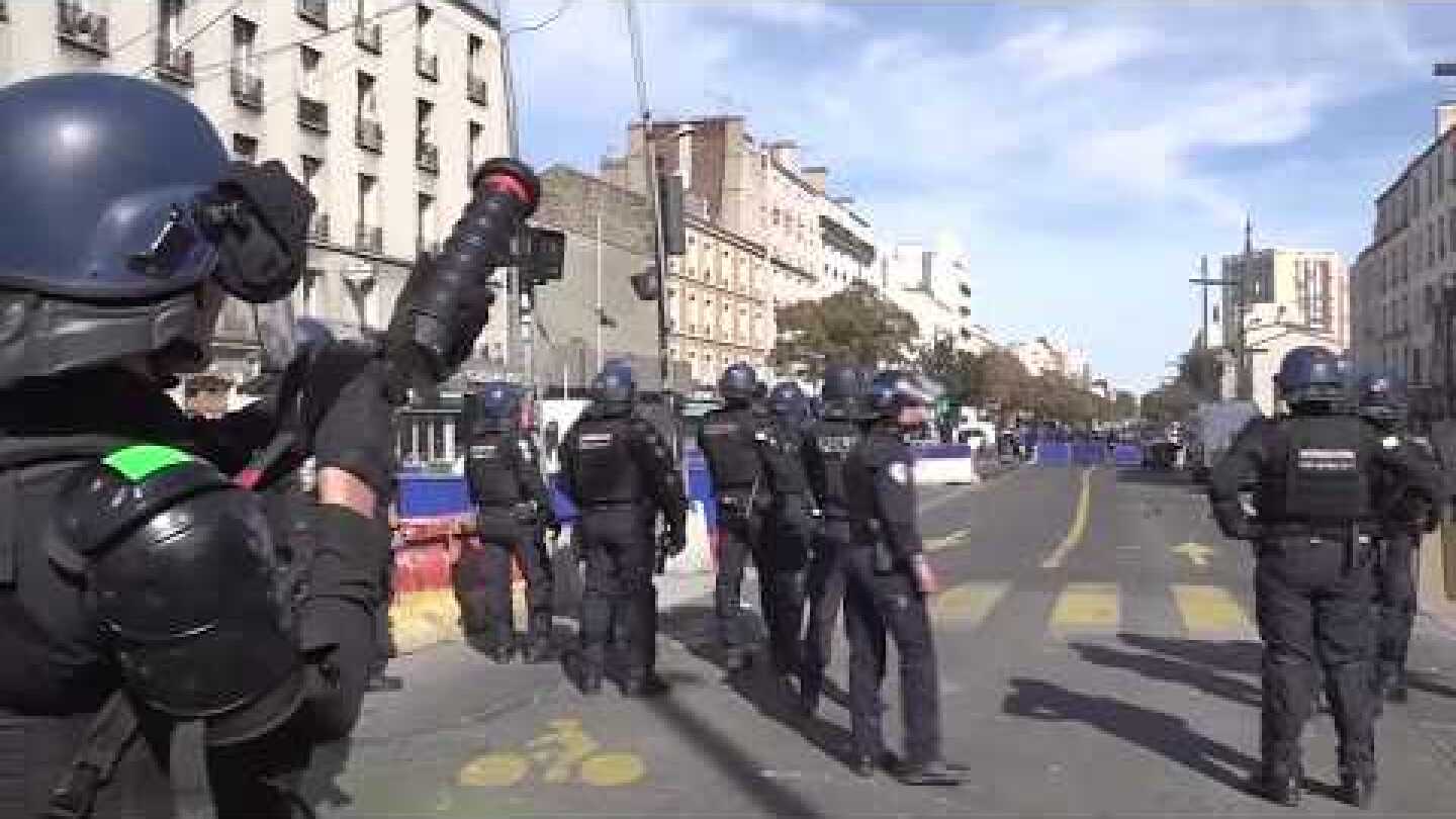Students and police clash as France struggles to quell school protests