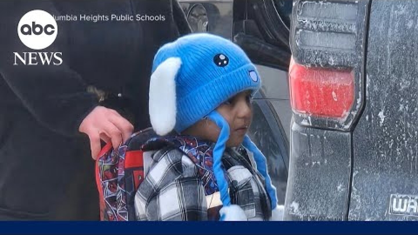 Images of 5-year-old taken into ICE custody along with his father in Minneapolis