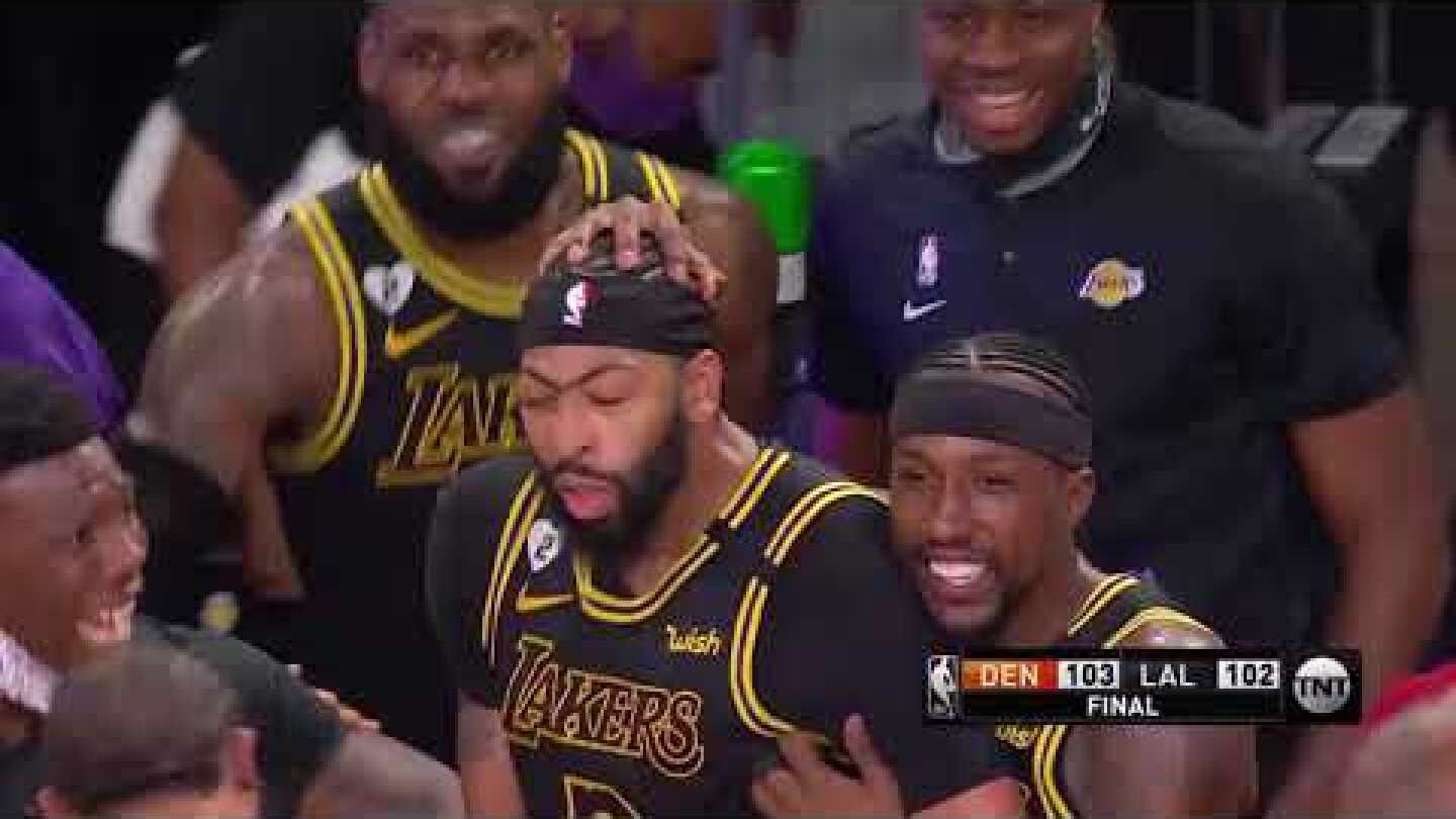 Anthony Davis winning shot and yelled "KOBE" in WCF 2020