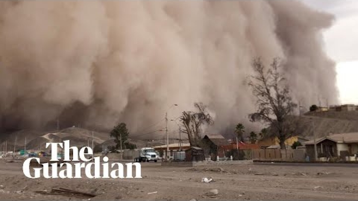 Sandstorm engulfs commune in Chile's Atacama desert