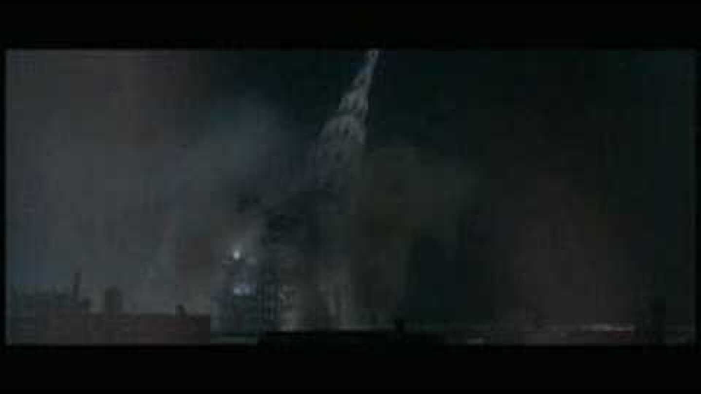 Godzilla 1998 - Chrysler Building Destruction