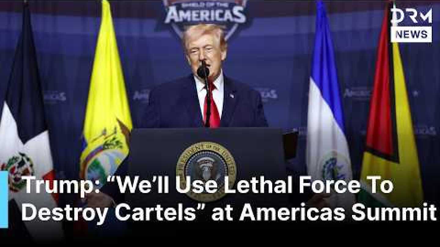 JUST IN: Donald Trump Unveils Major Military Alliance to Crush Cartels at Miami Americas Summit|AC1B