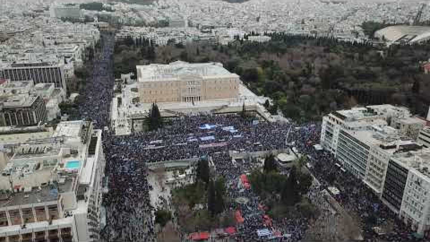 Βίντεο VI - Συλλαλητήριο για την Μακεδονία. Πλατεία Συντάγματος, 20/01/2019