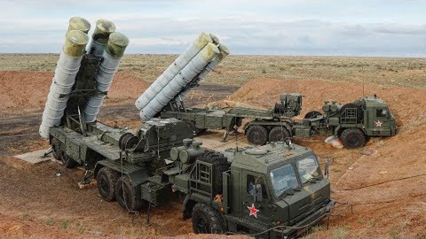 Russian anti-aircraft missile system S-400 in action!