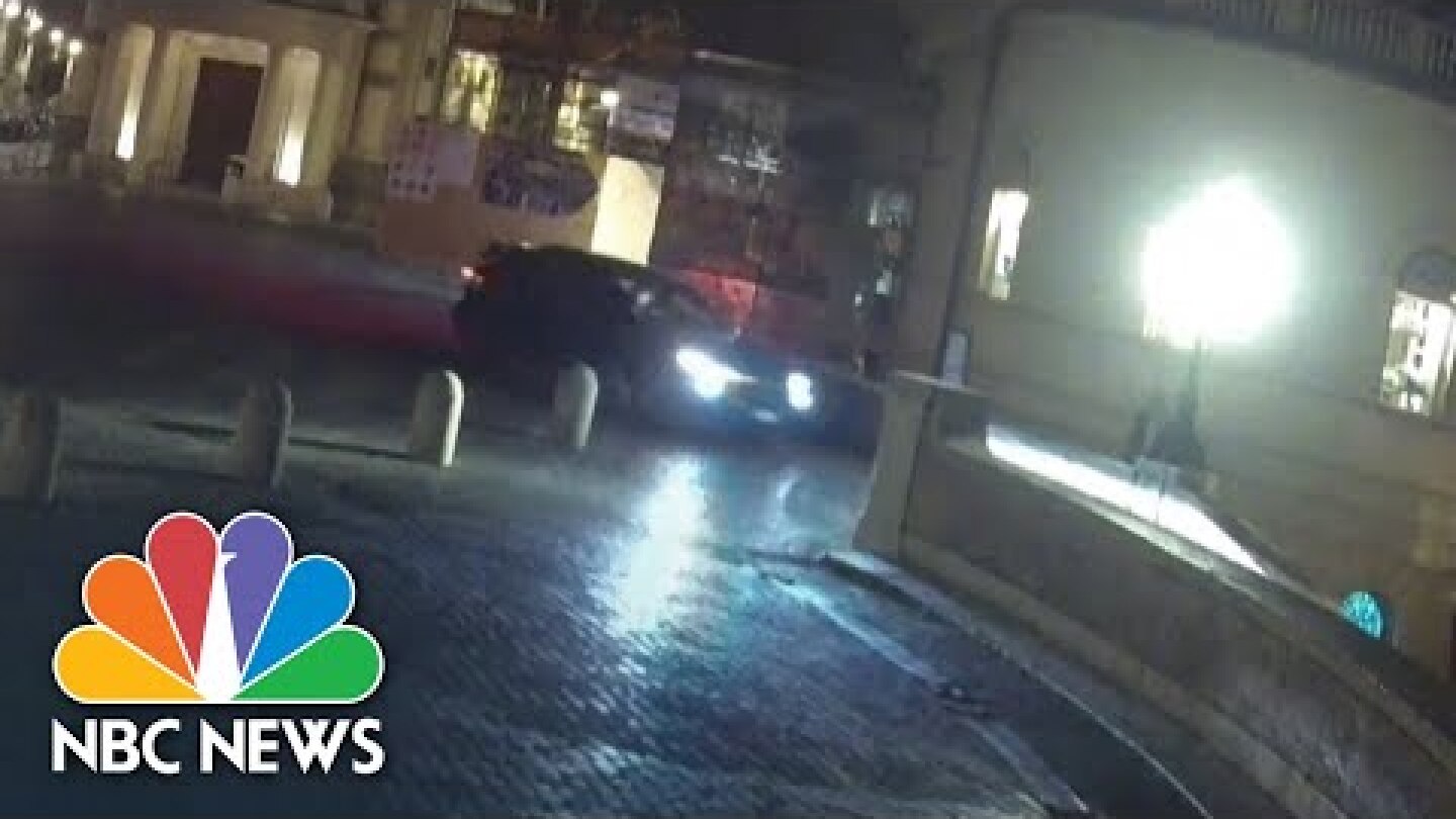 Watch: Driver Charged After Maserati Driven Down Rome's Spanish Steps