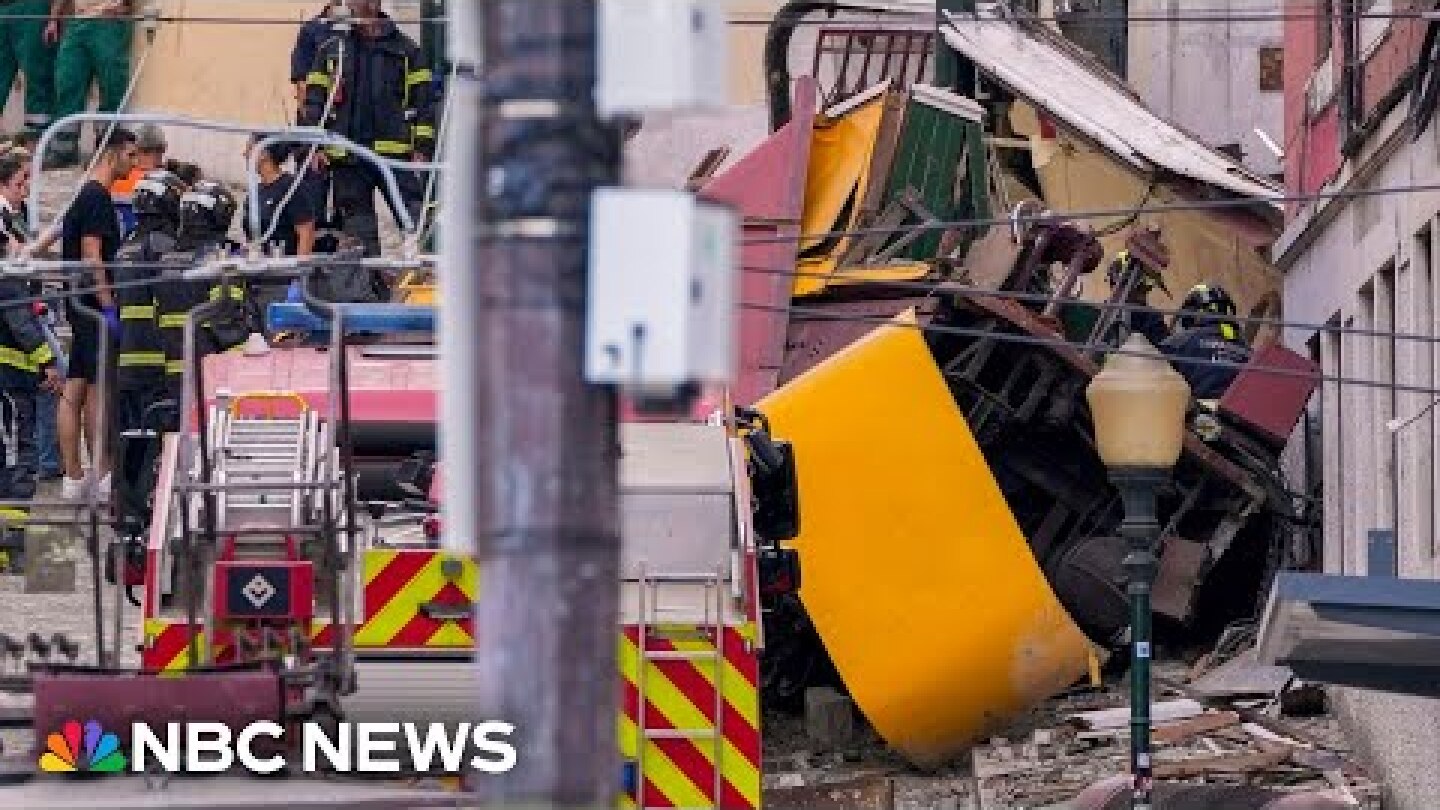 At least 15 killed after tram derails and crashes in Portugal