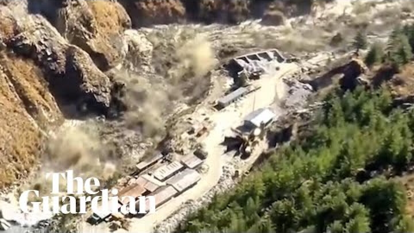 Scores feared dead after glacier causes dam burst in India