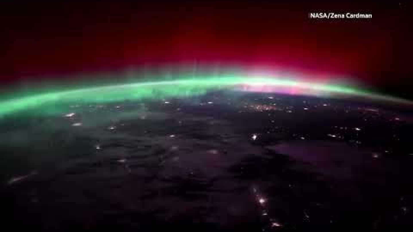 Dazzling Northern Lights captured by astronaut from NASA Space Station | REUTERS