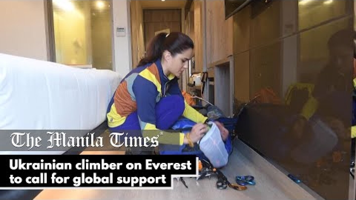 Ukrainian climber on Everest to call for global support