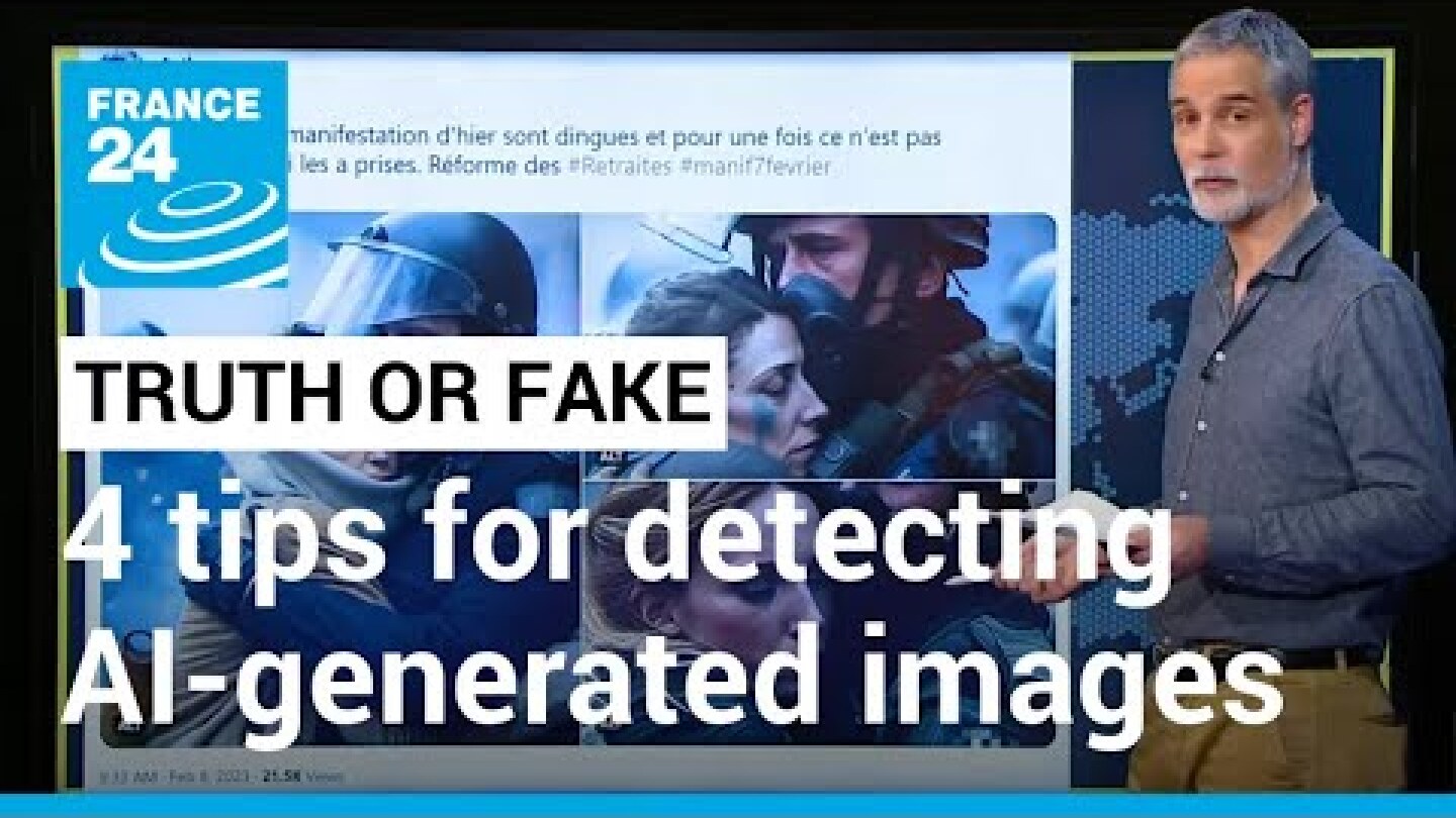 4 tips for detecting AI-generated images • FRANCE 24 English