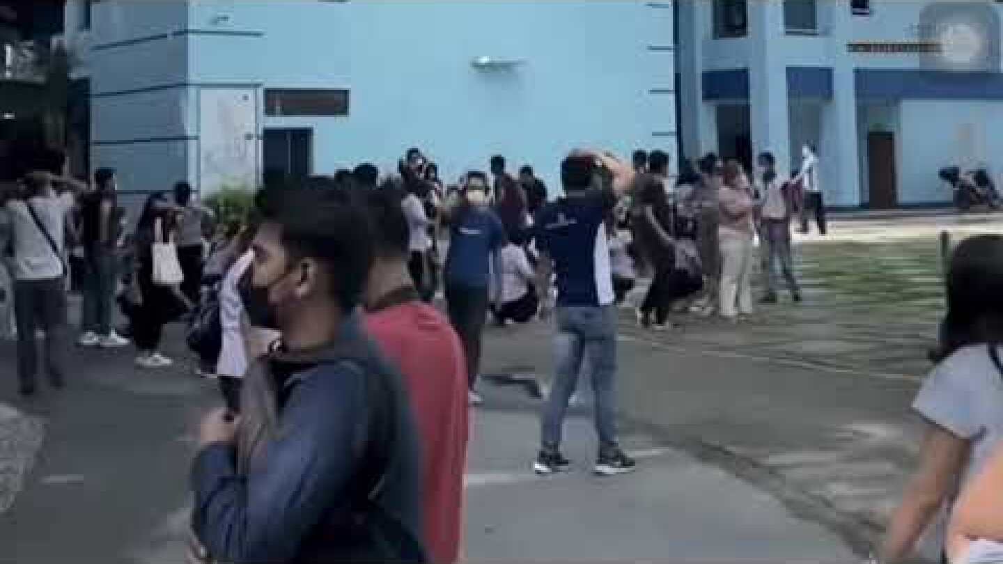 Actual Footage of Magnitude 7.0 Earthquake in Philippines July 27,2022
