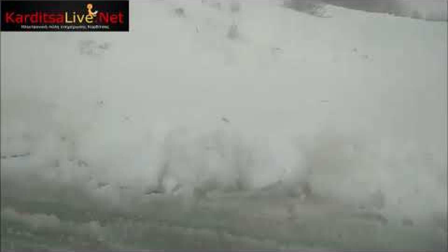 Το πρώτο χιόνι στον αυχένα Αγ. Νικολάου Αργιθέας για το χειμώνα 2021-2022