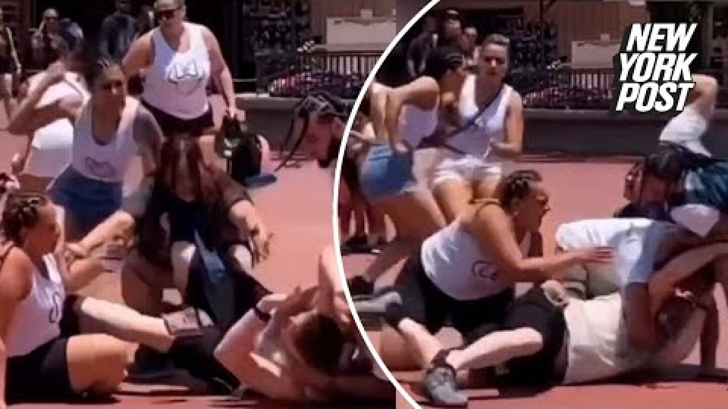 Brawl breaks out at Disney World after family refuses to move for photo op | New York Post