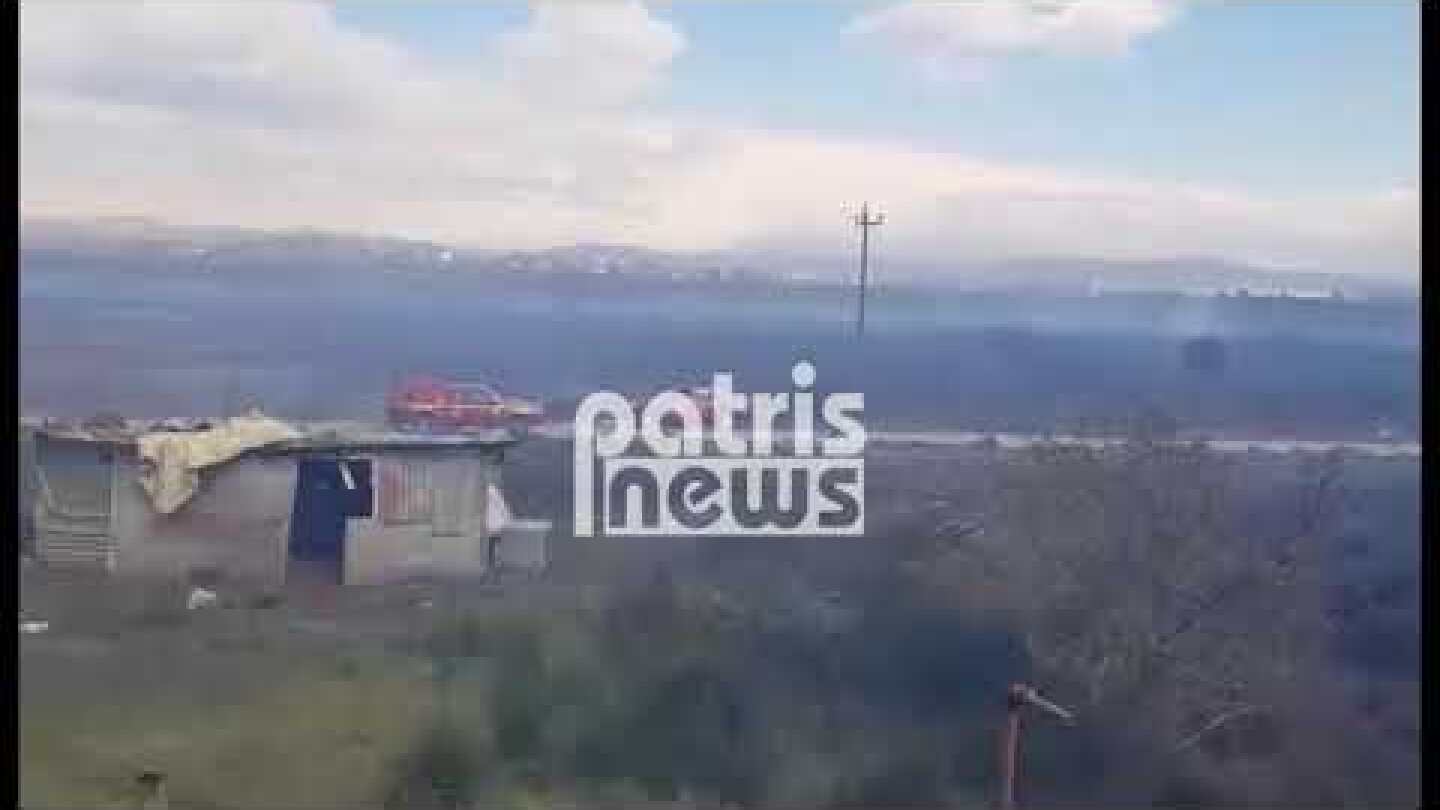 Πύργος: Μεγάλη φωτιά στη Σπιάτζα