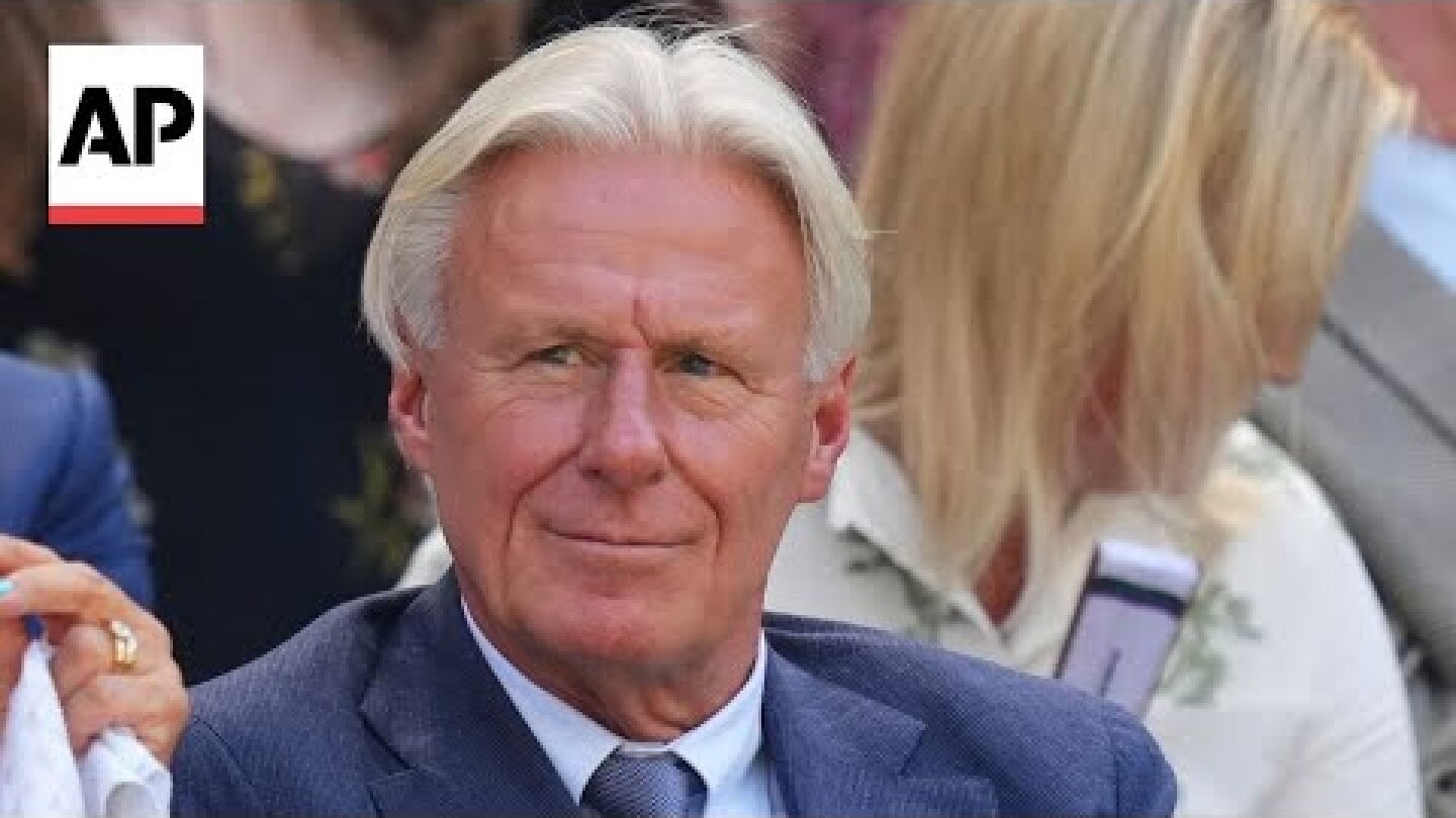 Björn Borg talks about drug overdoses and quitting tennis in his 20s | AP interview