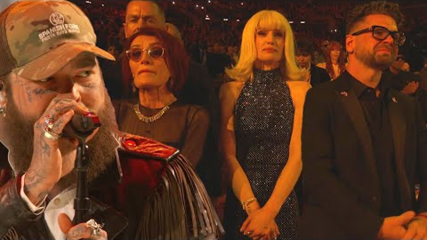 GRAMMYs: Ozzy Osbourne's Family Cries During Post Malone Tribute
