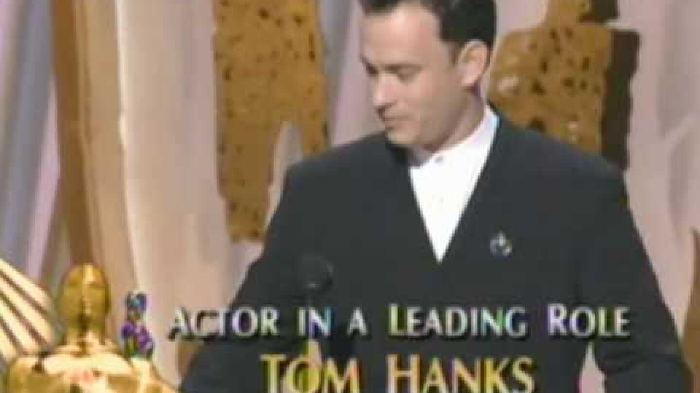 Tom Hanks Wins Best Actor: 1995 Oscars