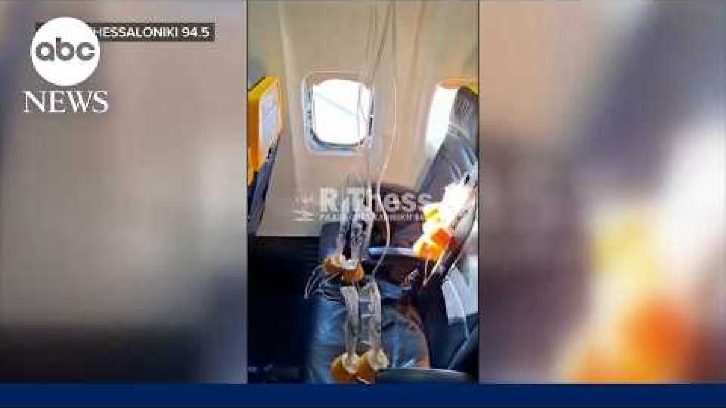 Man nearly sucked out of window on Ryanair flight