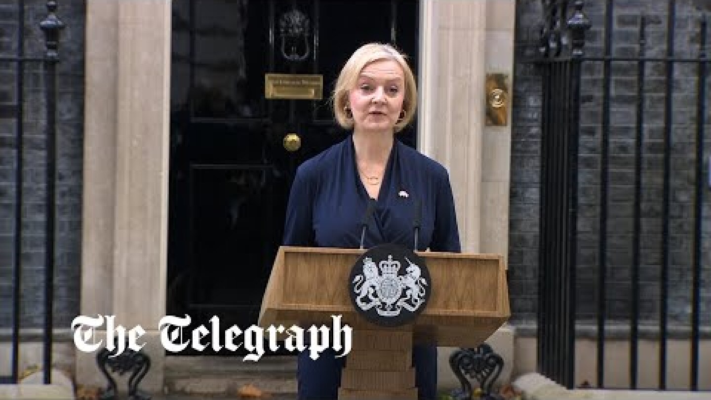 Liz Truss resigns as Prime Minister, triggering a fresh Tory leadership contest