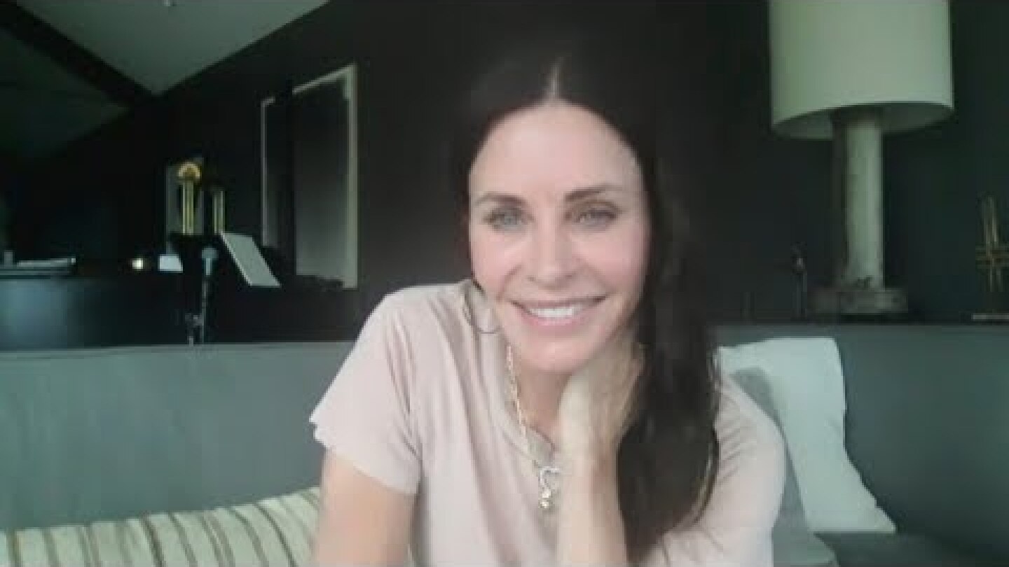 Courteney Cox Is Binge Watching 'Friends