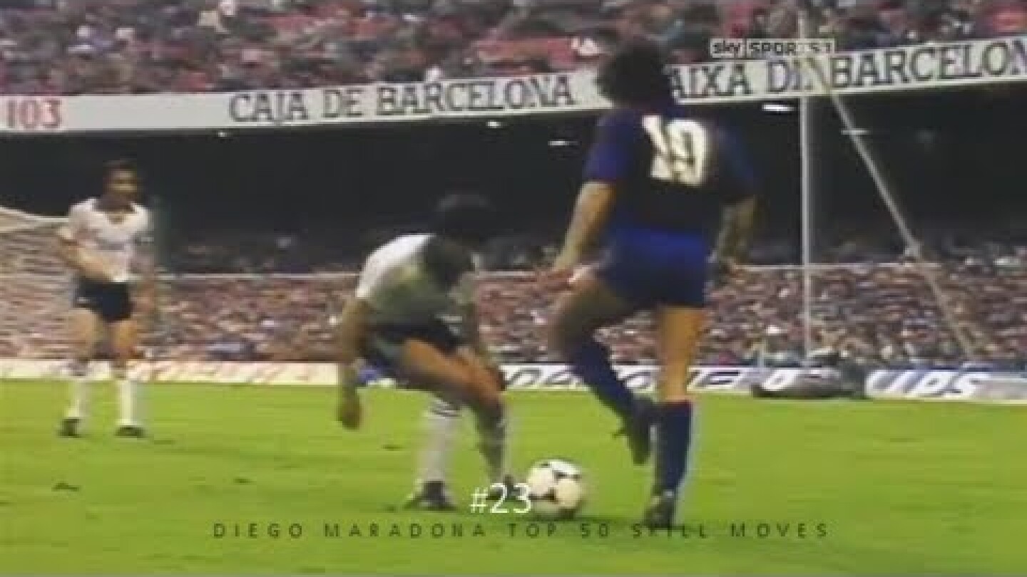 Diego Maradona Top 50 Amazing Skill Moves Ever | Is this guy the best in history? D10S