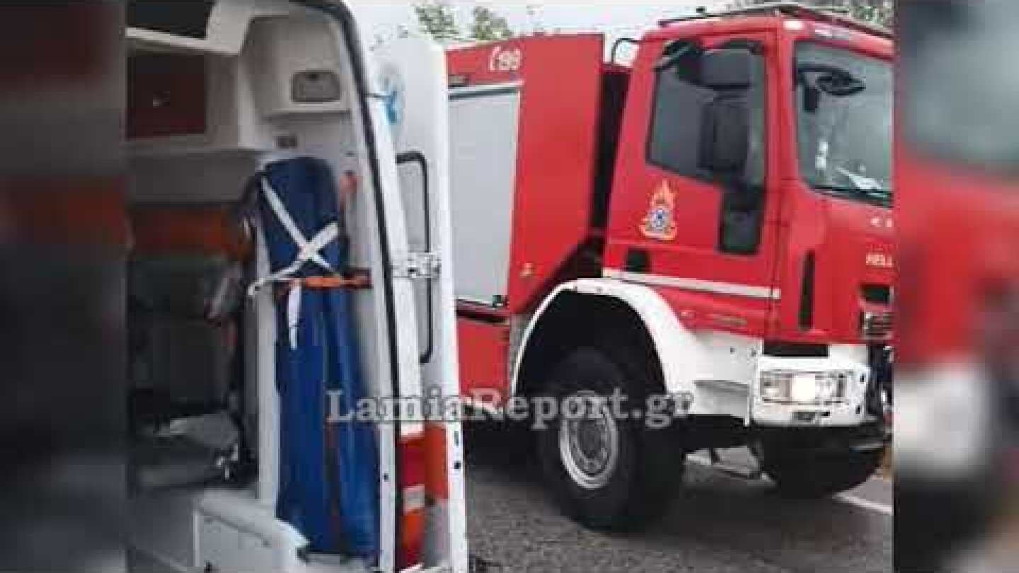 LamiaReport.gr: Σοβαρό τροχαίο στον Παλαμά Δομοκού