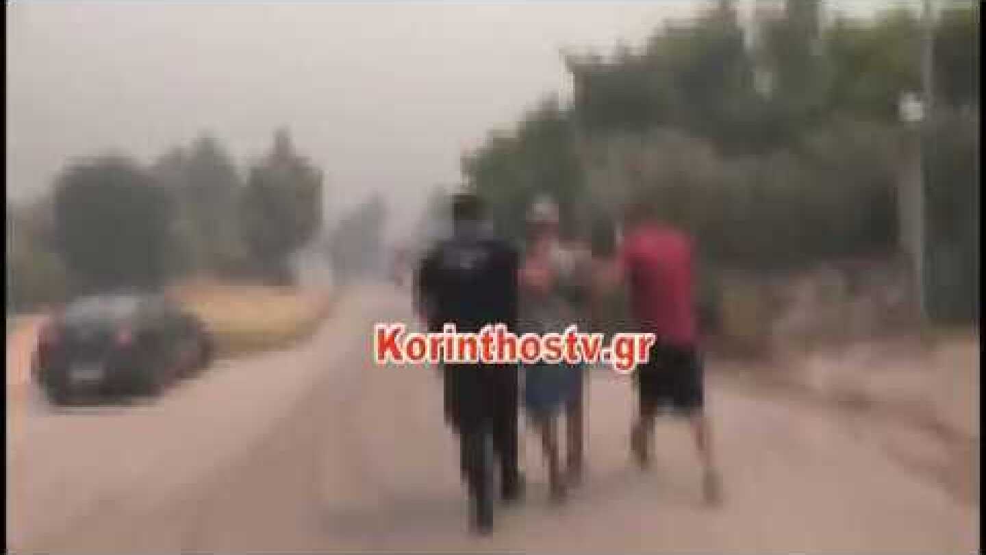 Βίαιη απομάκρυνση ενός κατοίκου της Κινέττας, που αρνήθηκε πεισματικά να εγκαταλείψει το σπίτι