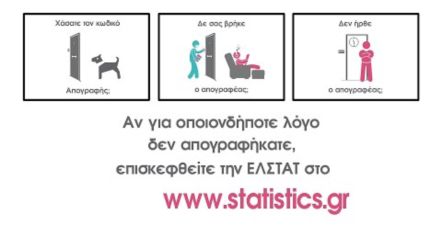 ΕΛΣΤΑΤ - Τι κάνετε όσοι δεν έχετε απογραφεί