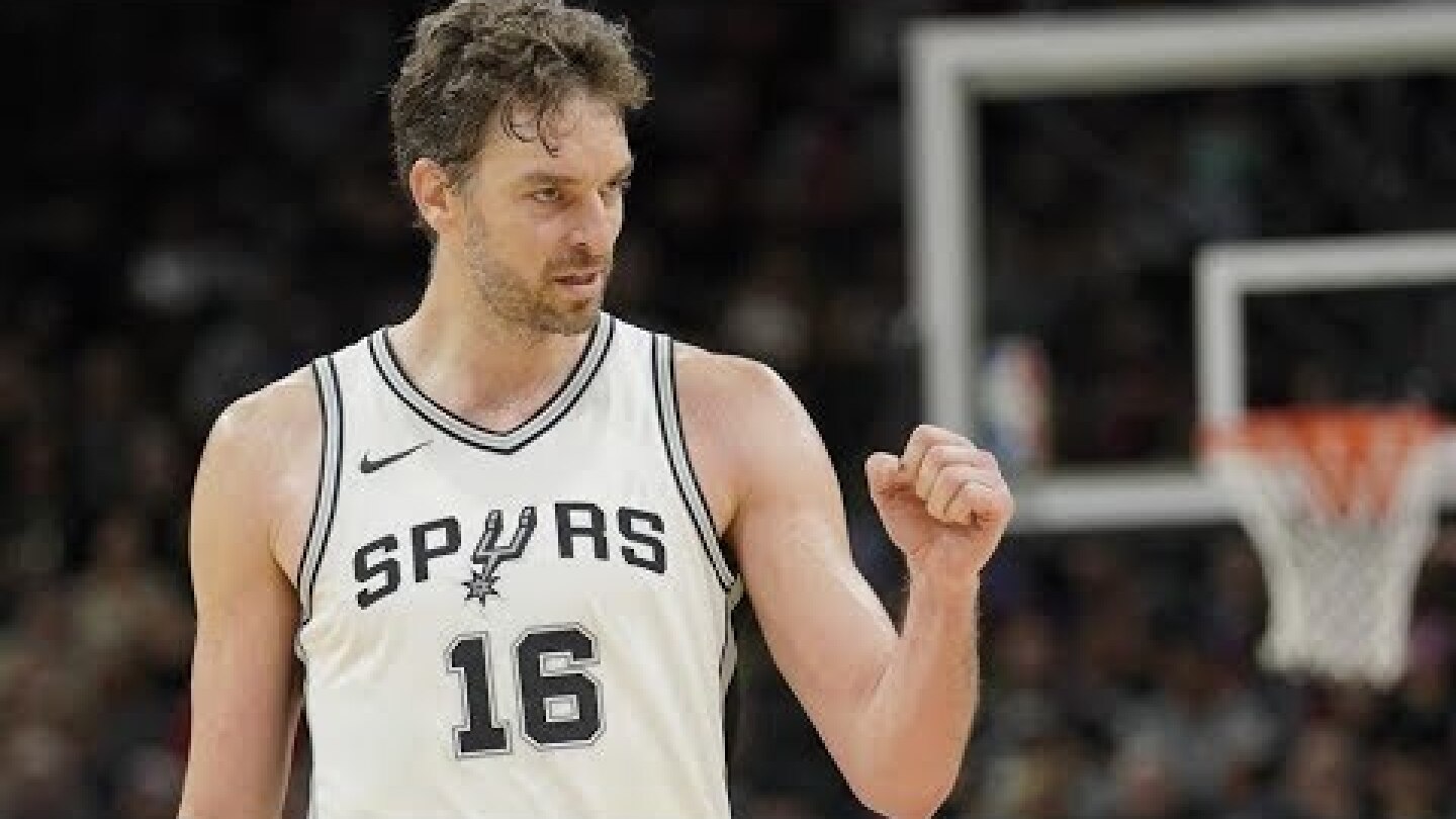 Pau Gasol * Best Moments * San Antonio Spurs 2017- 2018