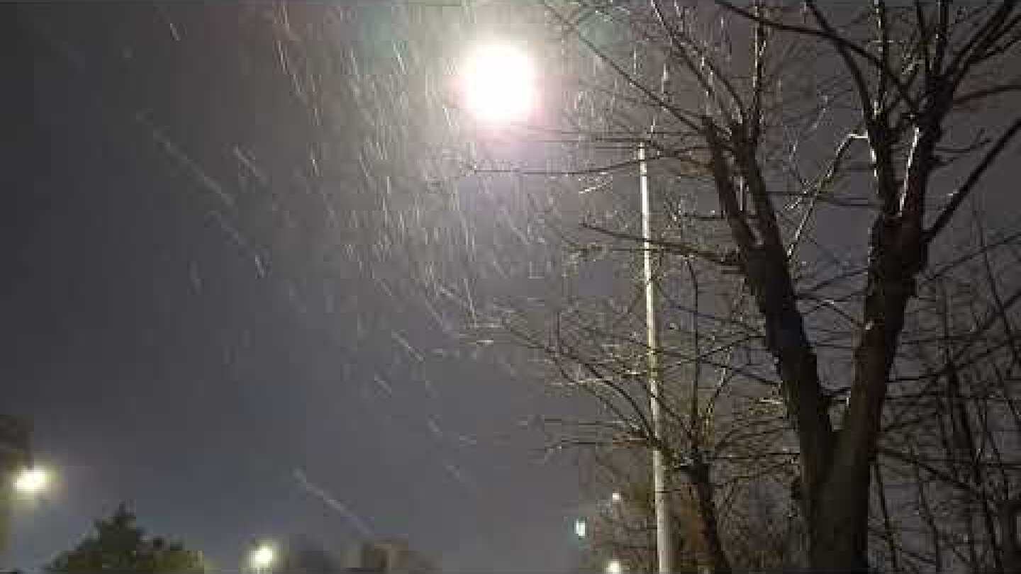 Χιόνι στο κέντρο της Θεσσαλονίκης 20/01