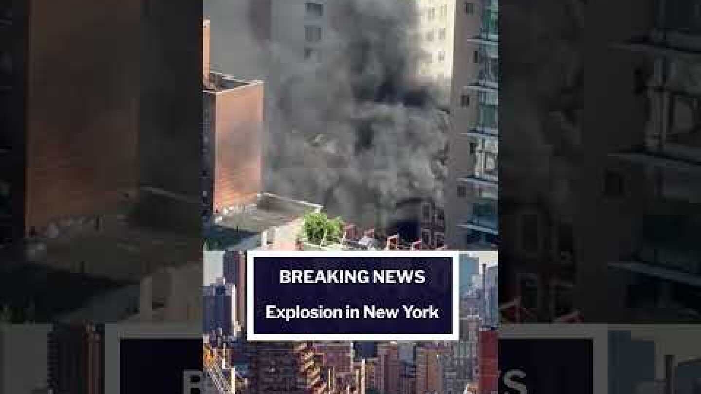 BREAKING 🚨 Explosion rocks New York as black smoke drifts over Manhattan