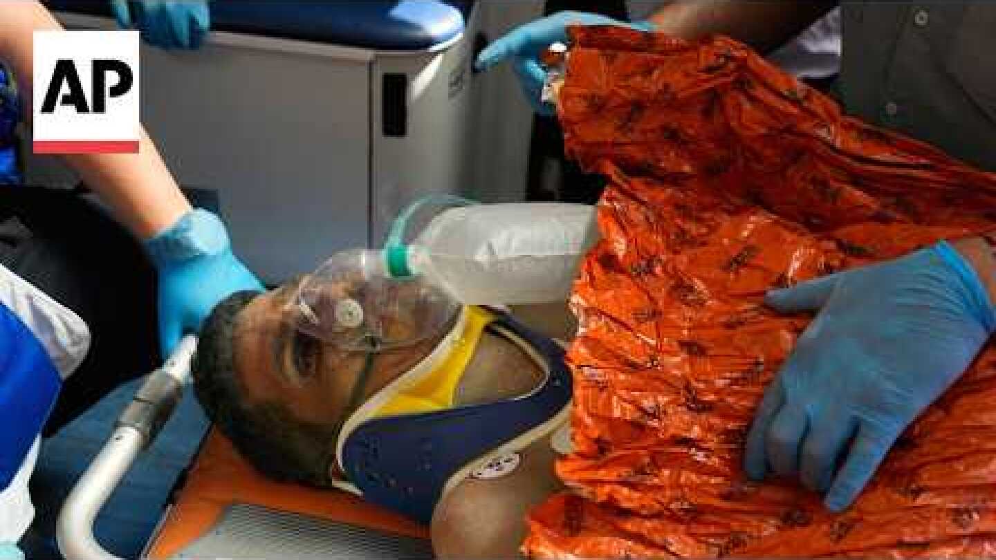 Man pulled alive from building 8 days after Venezuela earthquakes