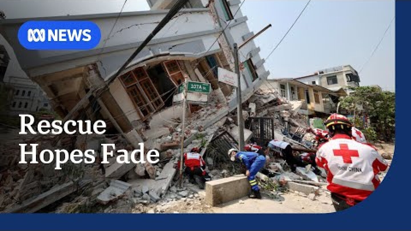 Death toll rises in Myanmar as odds of finding survivors worsen | ACB News