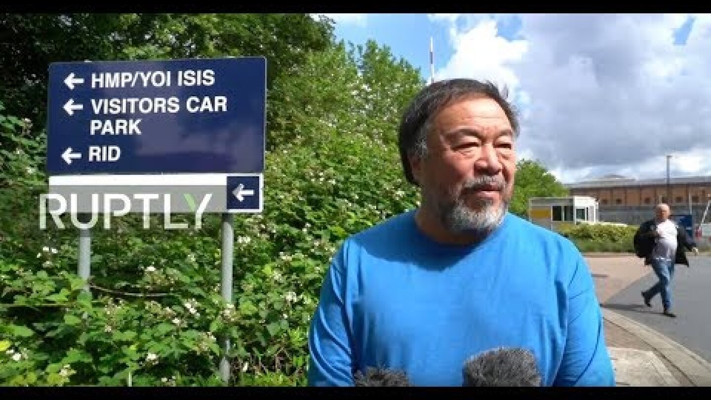 LIVE: Ai Weiwei visits Assange at Belmarsh prison: Stakeout