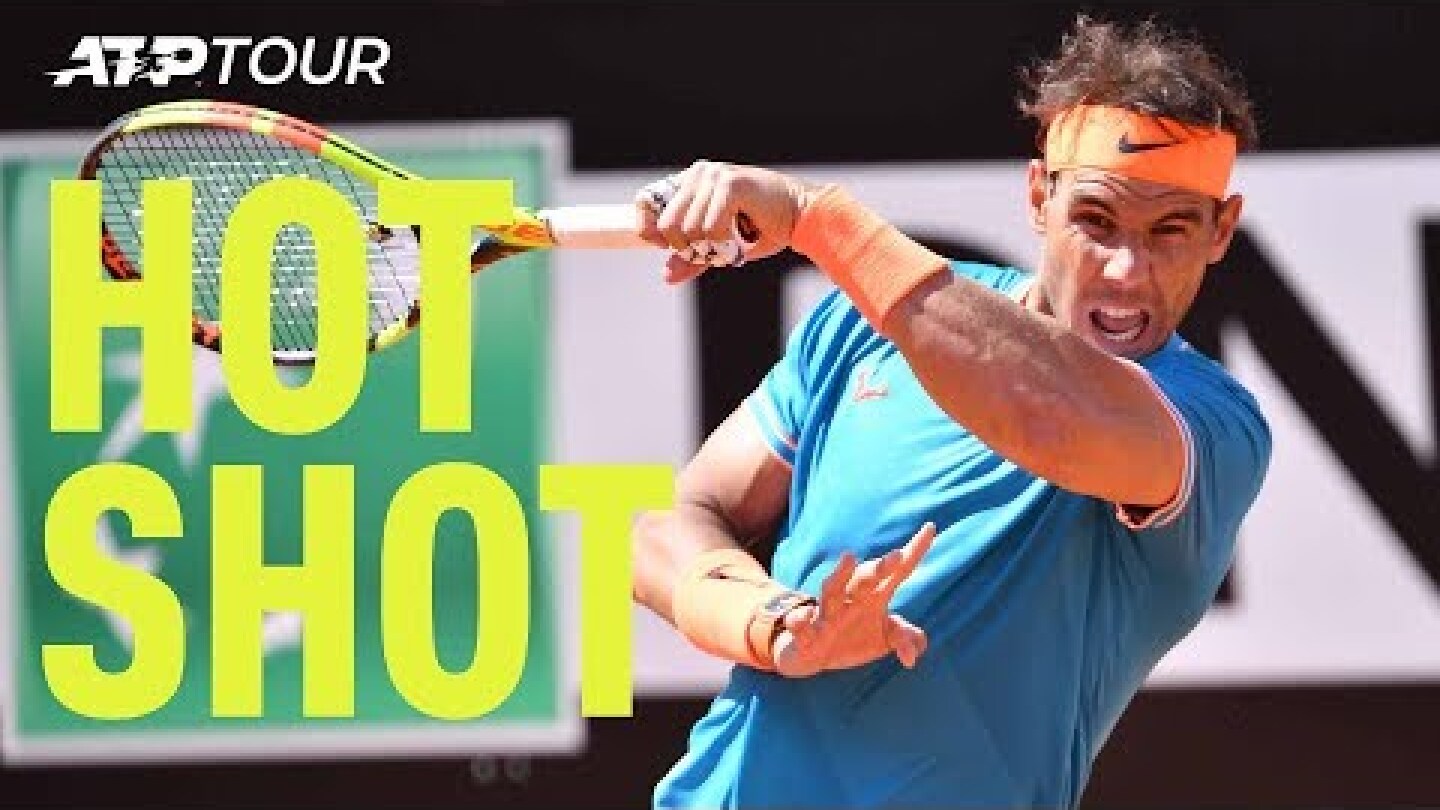 Hot Shot: Nadal Shows Why You Should NEVER Test His Forehand | Rome 2019