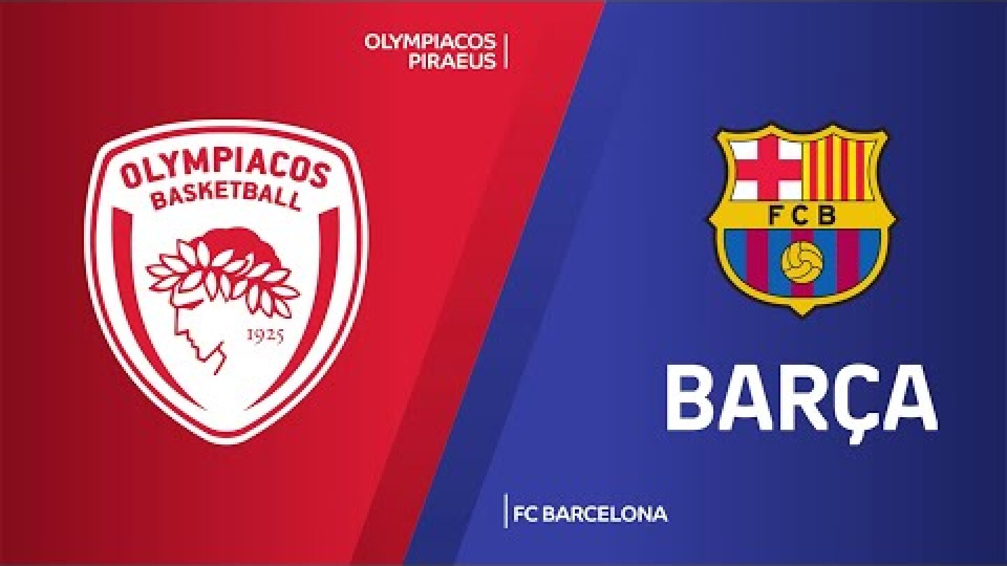 Olympiacos Piraeus - FC Barcelona Highlights | Turkish Airlines EuroLeague, RS Round 23