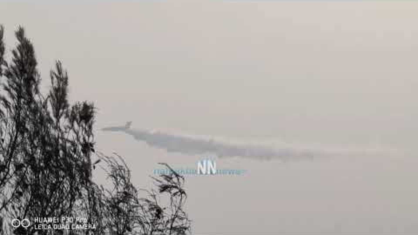 Ο Ρώσος γίγαντας Ilyushin Il-76 στη μάχη με τις φλόγες στην Αρκαδία.