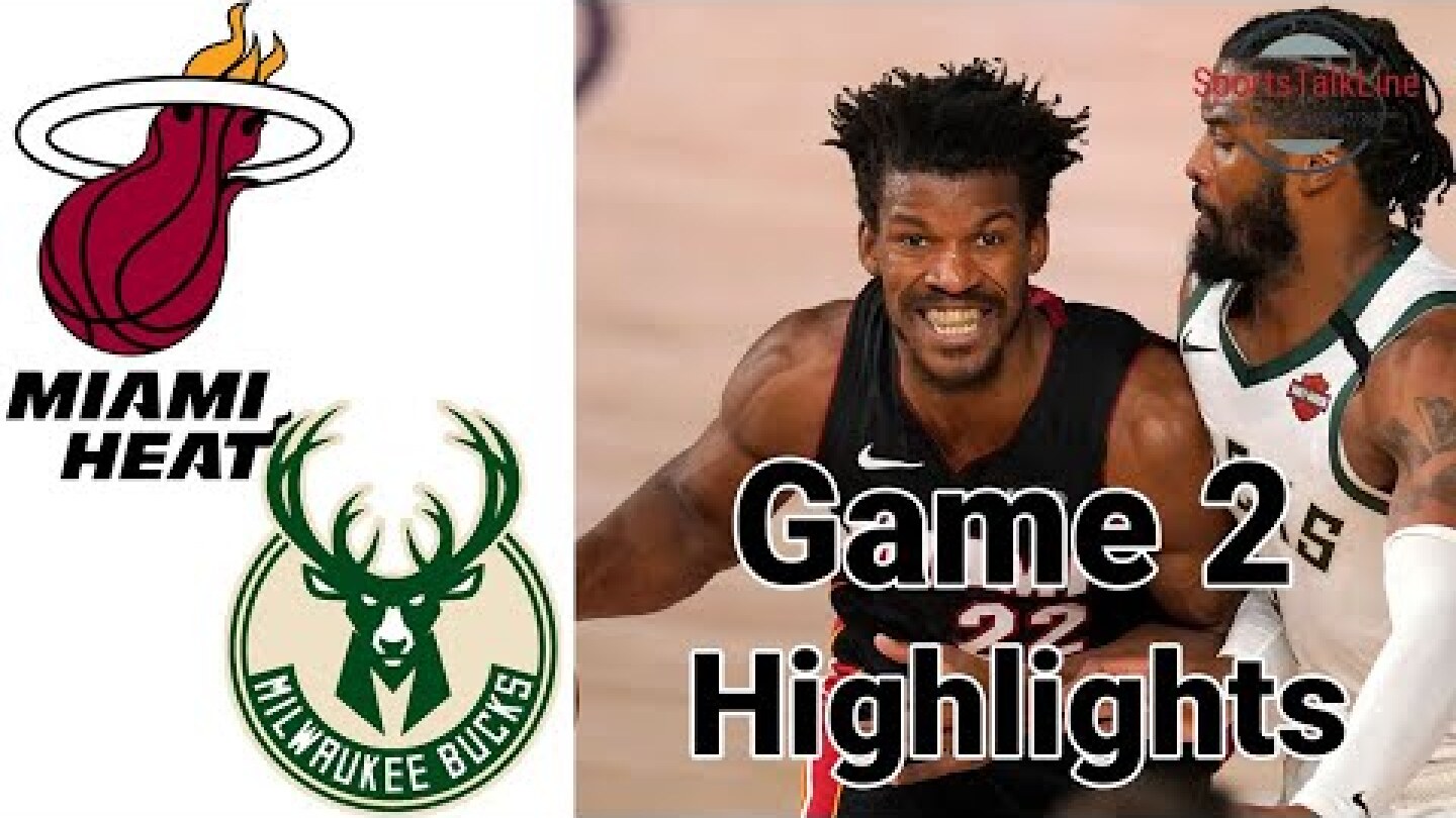 Heat vs Bucks HIGHLIGHTS Full Game | NBA Playoff Game 2
