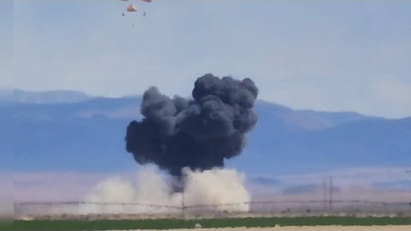 Two F18s have crashed in mid-air collision near Mountain Home